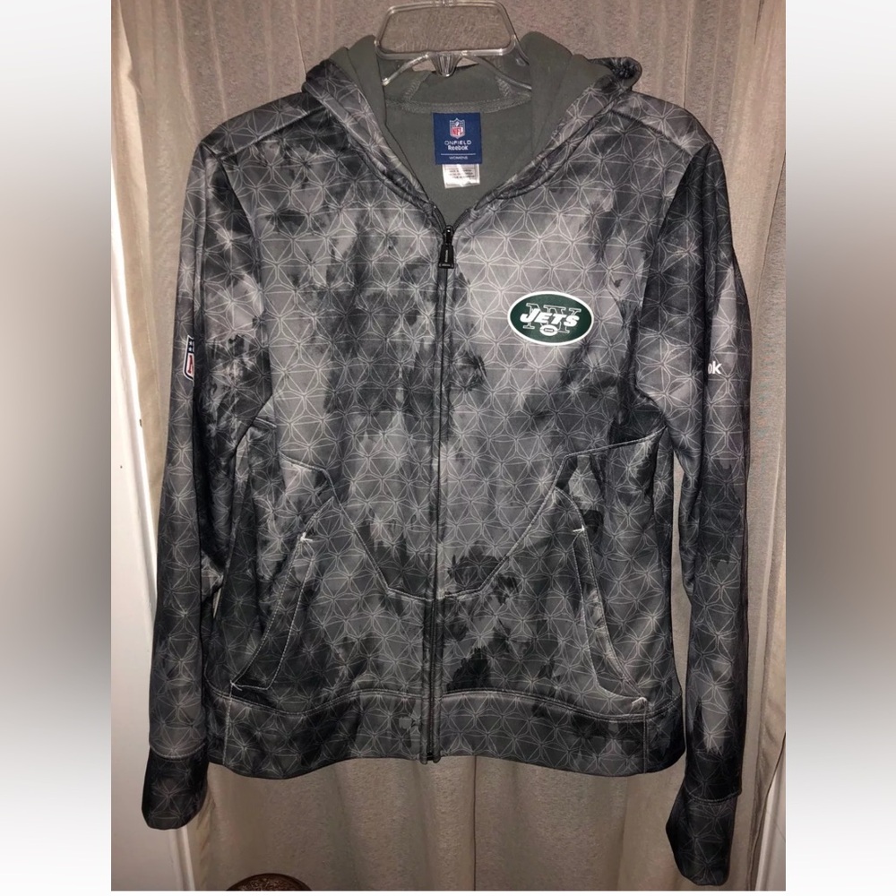 Women's Reebok NFL Jets On Field Full Zip Hoodie